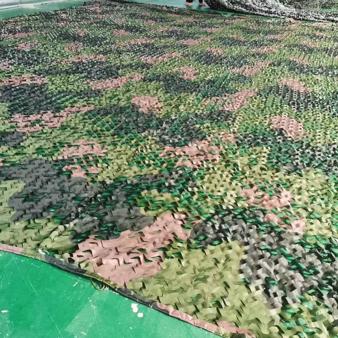 Three-Color Printed Camouflage Net