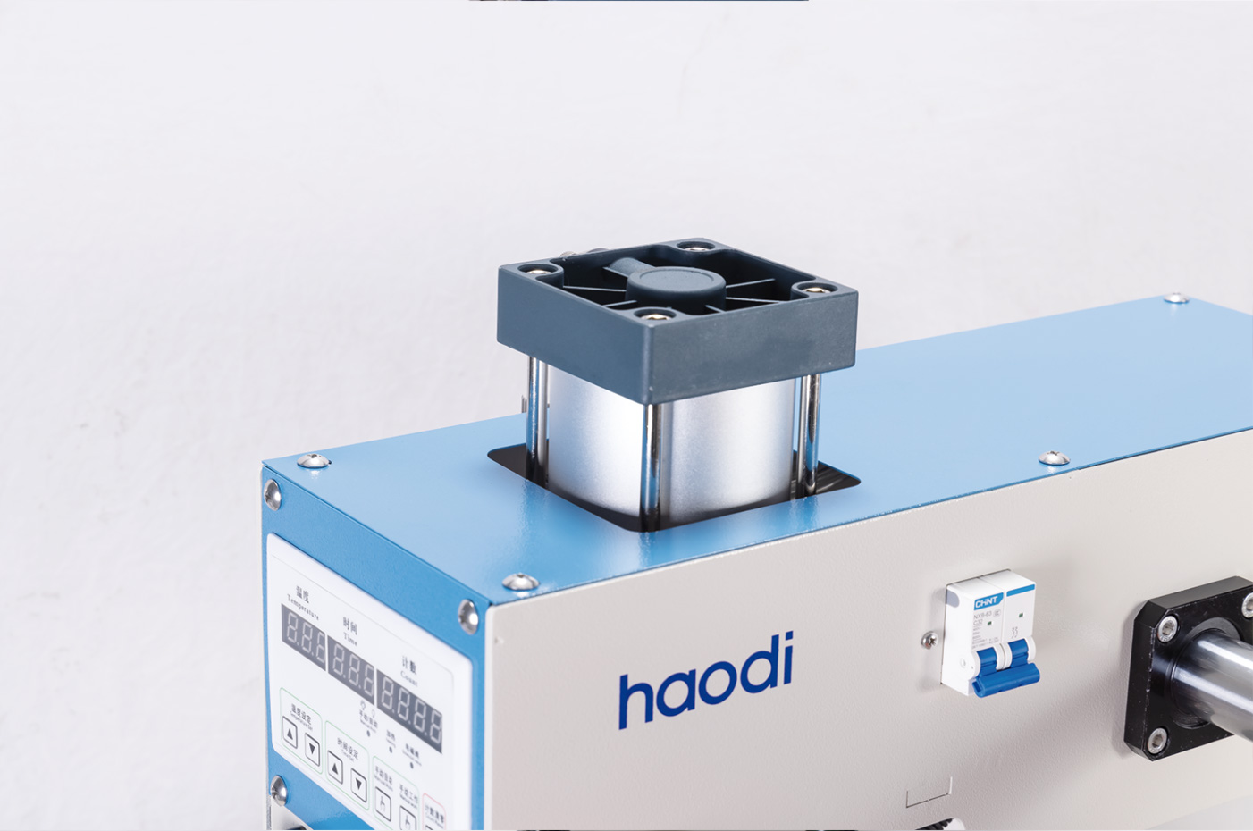 Up-sliding pneumatic double-station heat pressmachine for t-shirt (teflon heating plate)