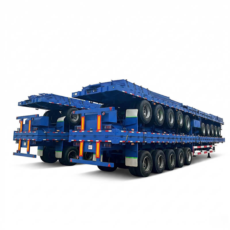 OEM 3-Axle 40ft Container Flatbed Semi-Trailer | Direct Manufacturer