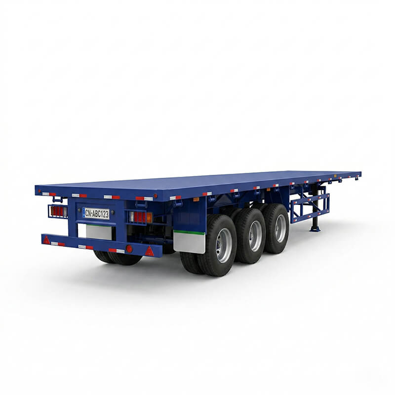 OEM 3-Axle 40ft Container Flatbed Semi-Trailer | Direct Manufacturer