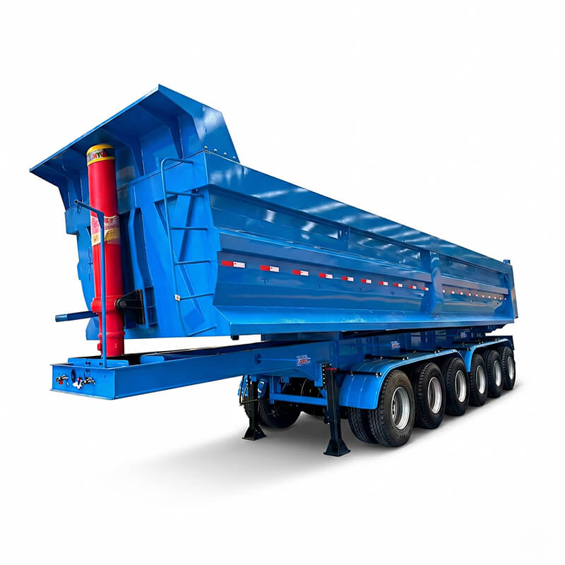 OEM Heavy-Duty Hydraulic Tipper Semi-Trailer | Aggregate Hauler