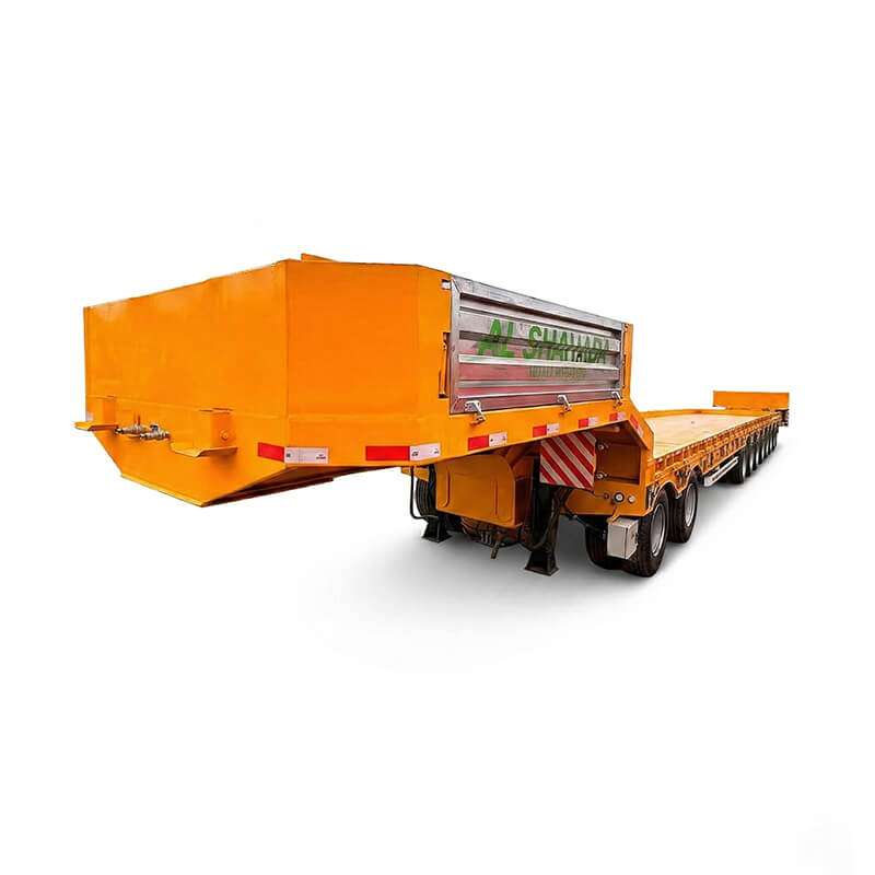 OEM Heavy-Duty Low-Bed Semi-Trailer (Lowboy) | Machinery Transport