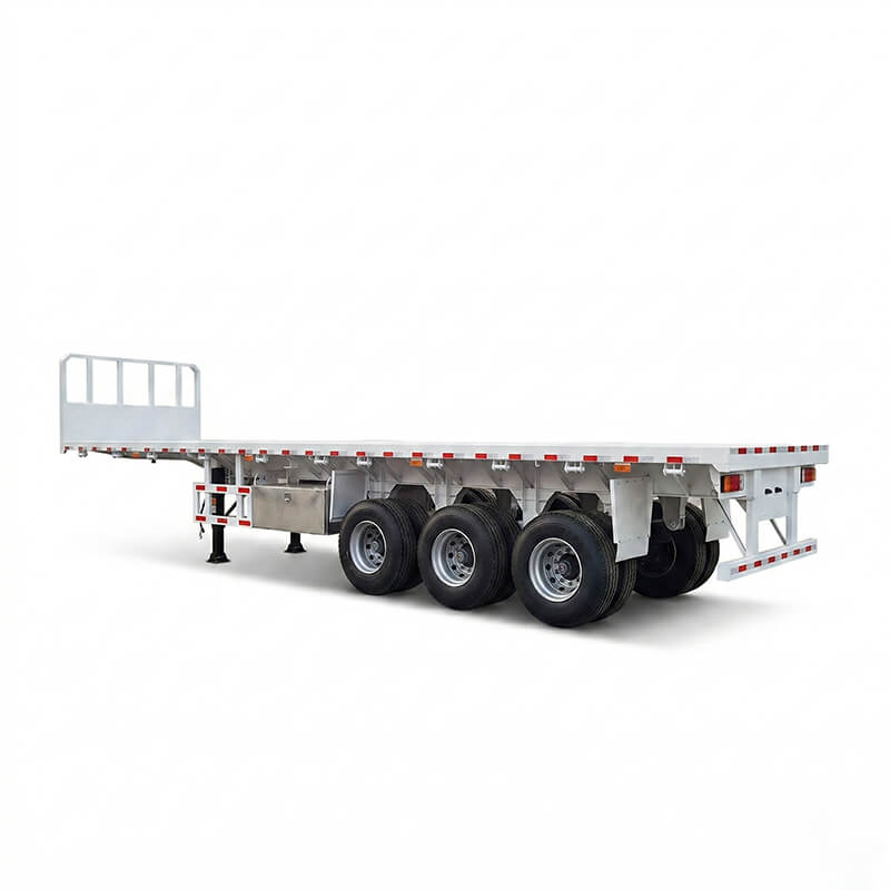 OEM 3-Axle 40ft Container Flatbed Semi-Trailer | Direct Manufacturer