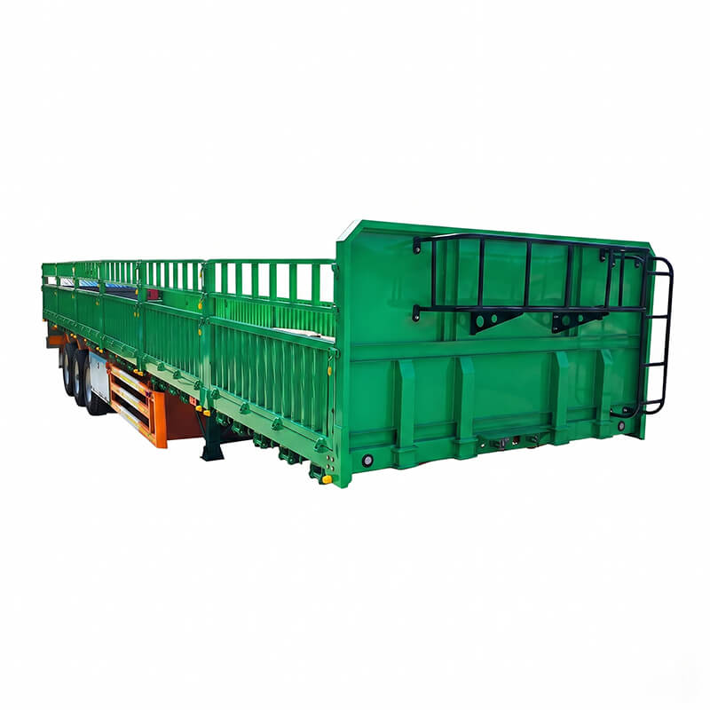 OEM Tri-Axle Drop-Side Wall Semi-Trailer | Bulk Cargo Transport