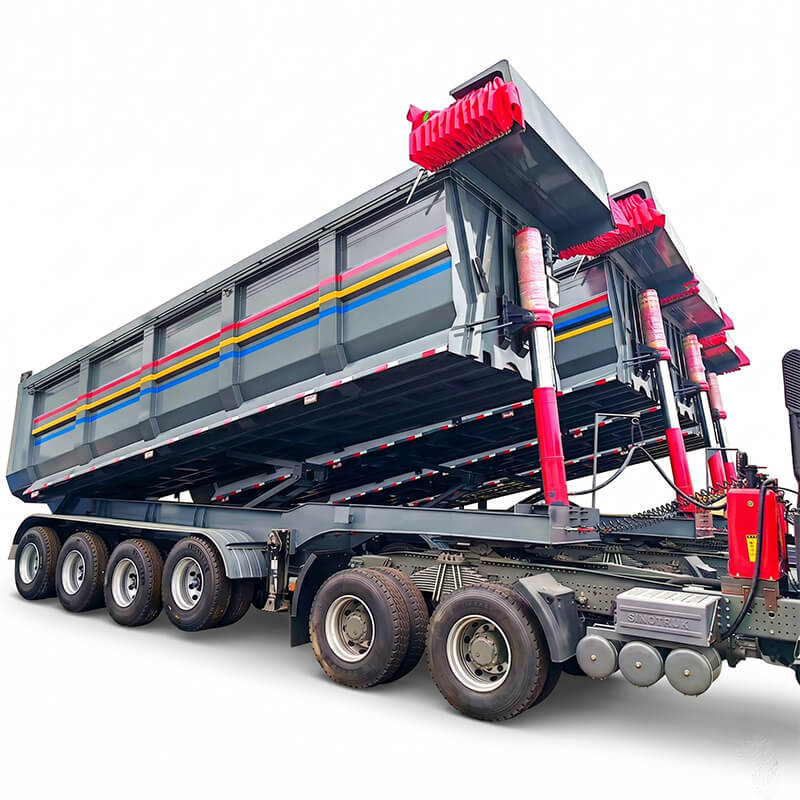 OEM Heavy-Duty Hydraulic Tipper Semi-Trailer | Aggregate Hauler