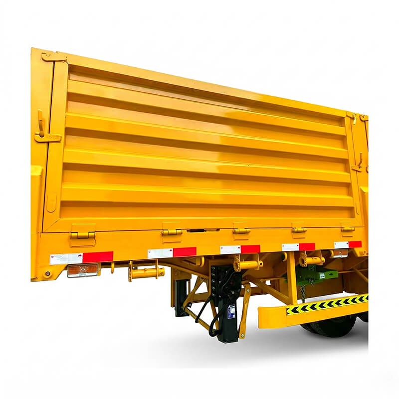 OEM Tri-Axle Drop-Side Wall Semi-Trailer | Bulk Cargo Transport