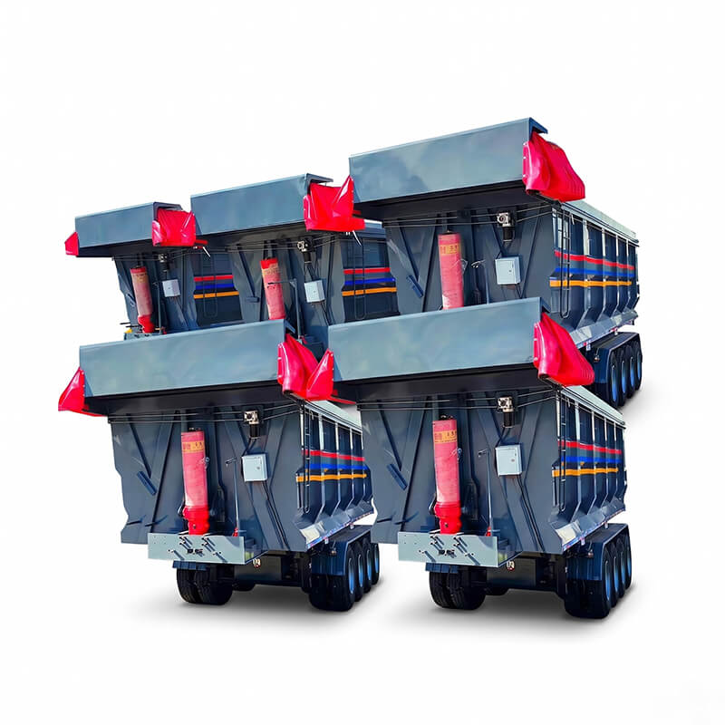 OEM Heavy-Duty Hydraulic Tipper Semi-Trailer | Aggregate Hauler