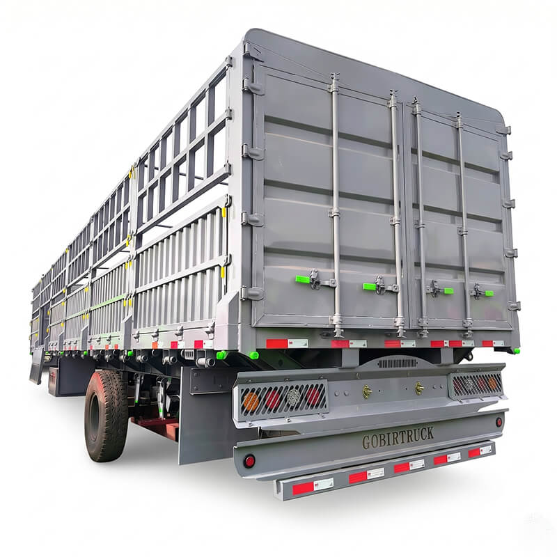 OEM Tri-Axle Drop-Side Wall Semi-Trailer | Bulk Cargo Transport