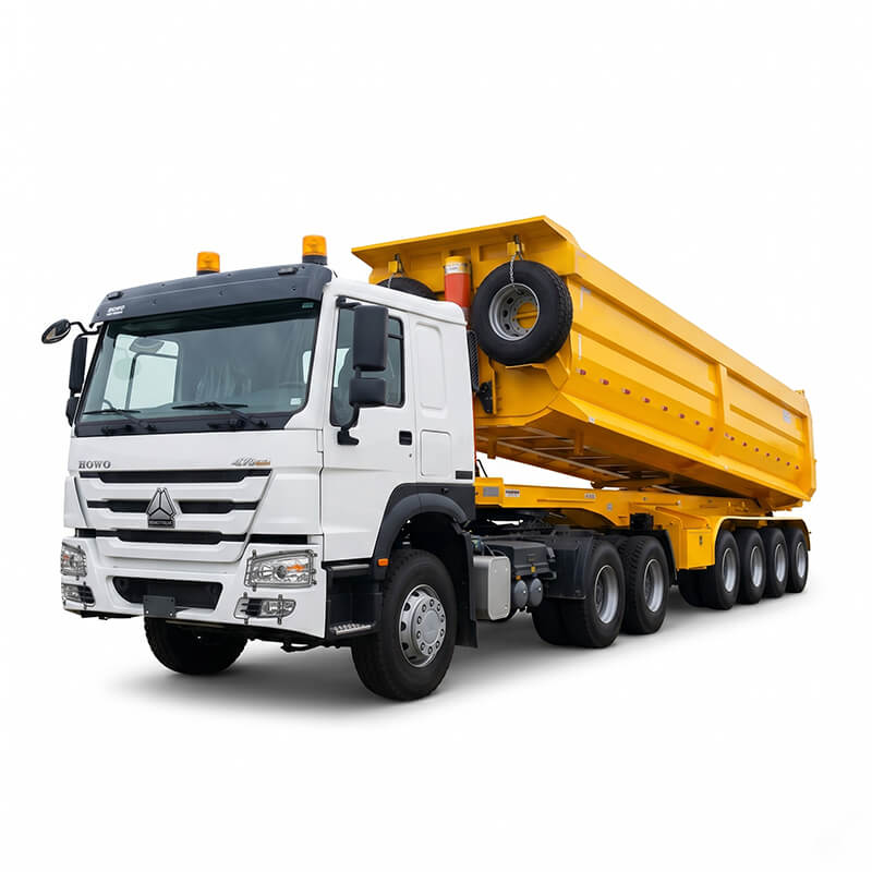 OEM Heavy-Duty Hydraulic Tipper Semi-Trailer | Aggregate Hauler