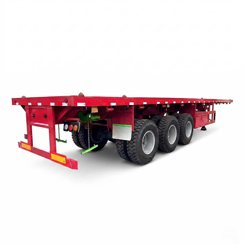 OEM 3-Axle 40ft Container Flatbed Semi-Trailer | Direct Manufacturer