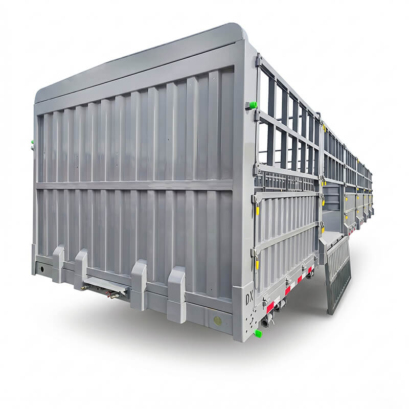 OEM Tri-Axle Drop-Side Wall Semi-Trailer | Bulk Cargo Transport
