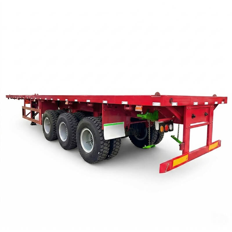OEM 3-Axle 40ft Container Flatbed Semi-Trailer | Direct Manufacturer