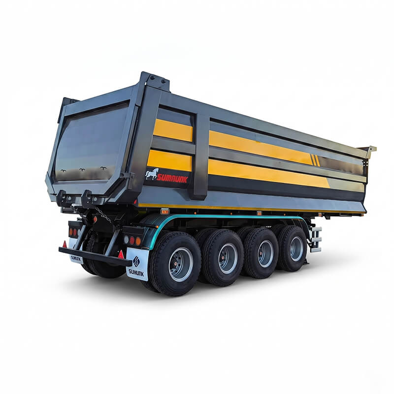 OEM Heavy-Duty Hydraulic Tipper Semi-Trailer | Aggregate Hauler