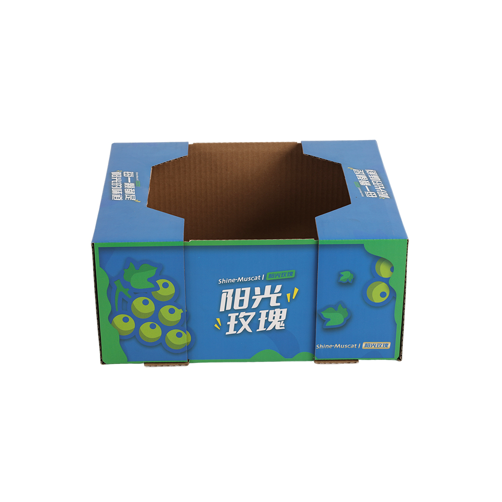 开口式全彩印刷瓦楞展示盒