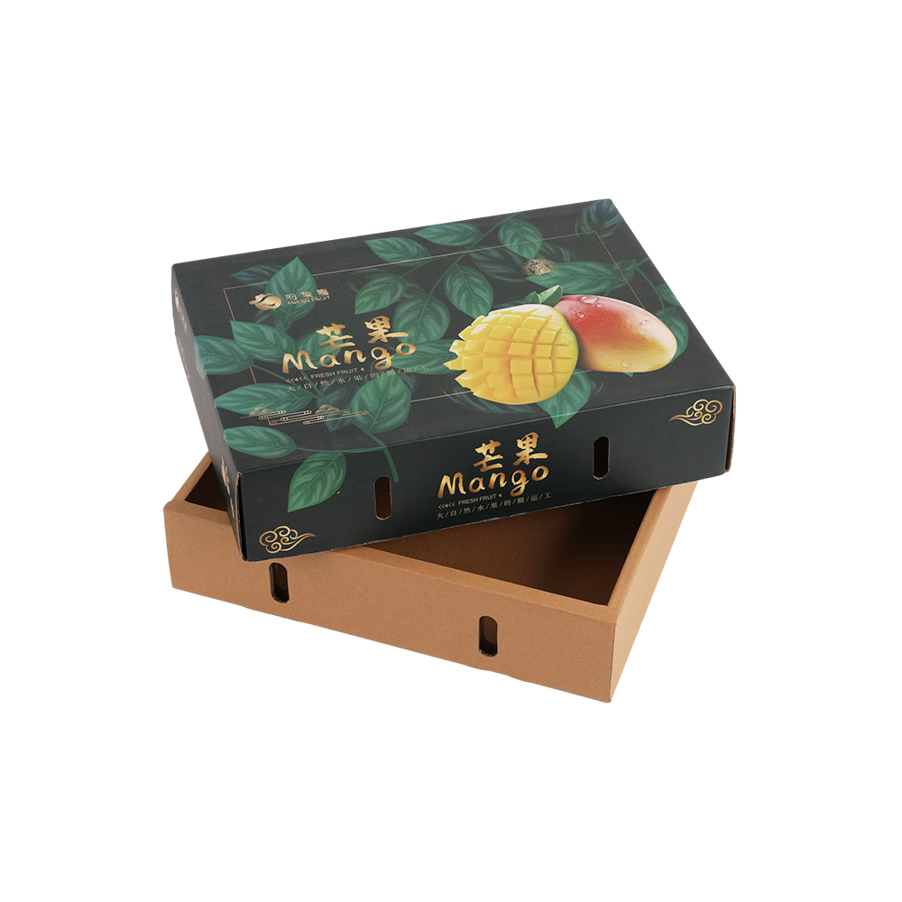 侧开孔式烫金印刷瓦楞彩箱