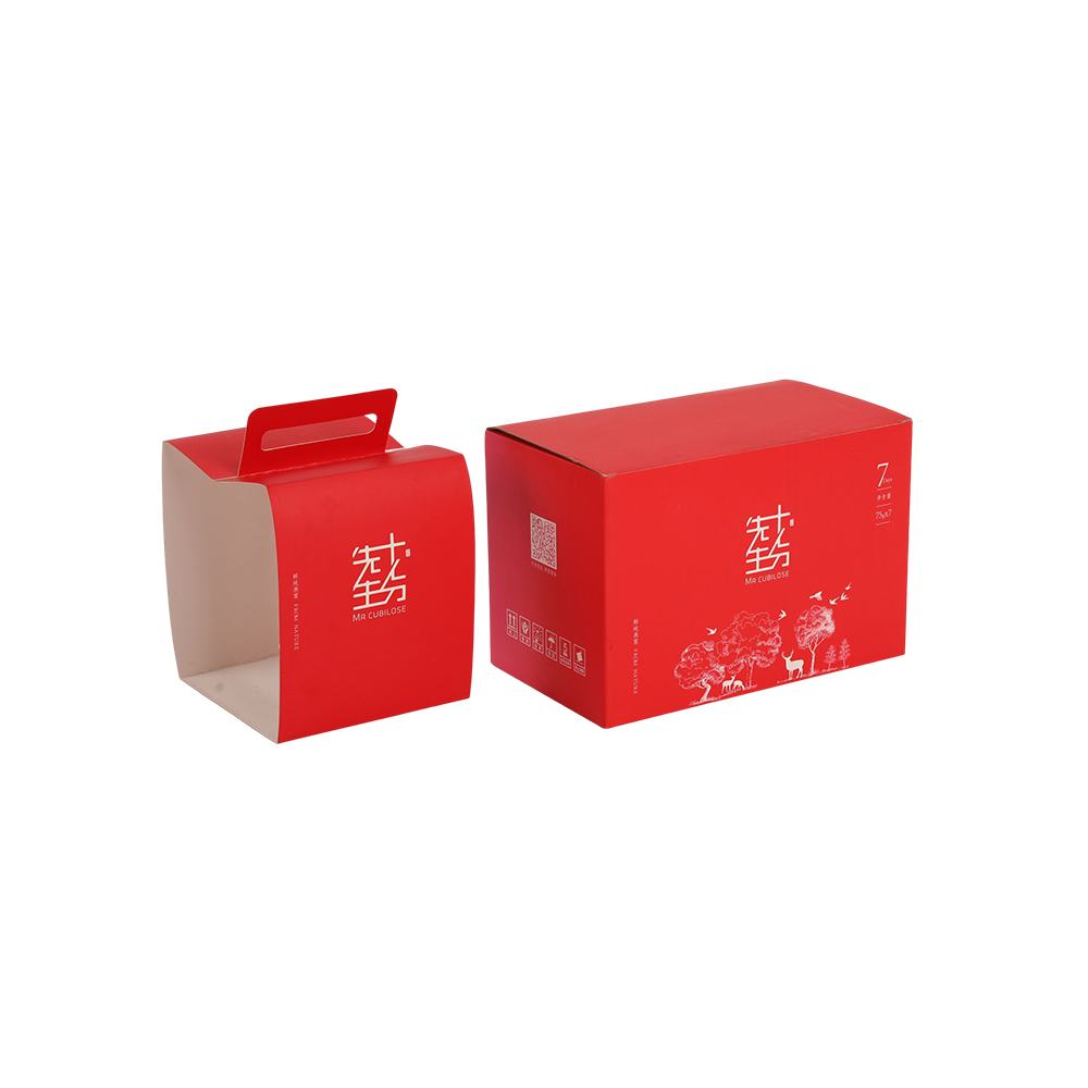 红色精装手提礼品盒