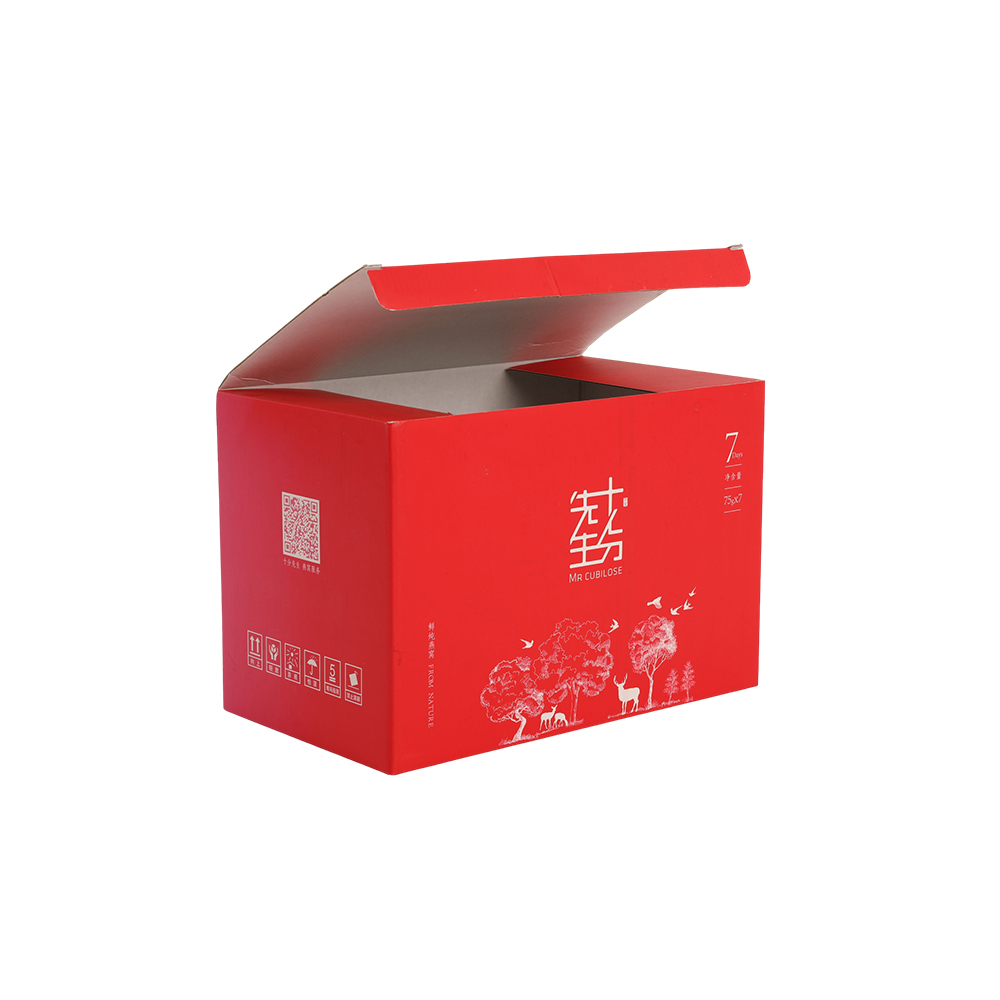红色精装手提礼品盒