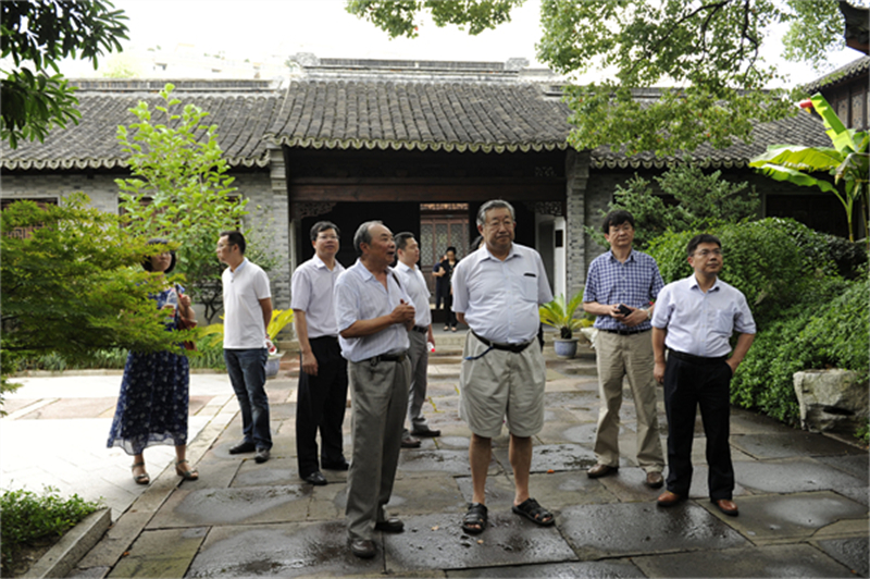 2014.7.25，中国工程院王院士来清芬堂参观