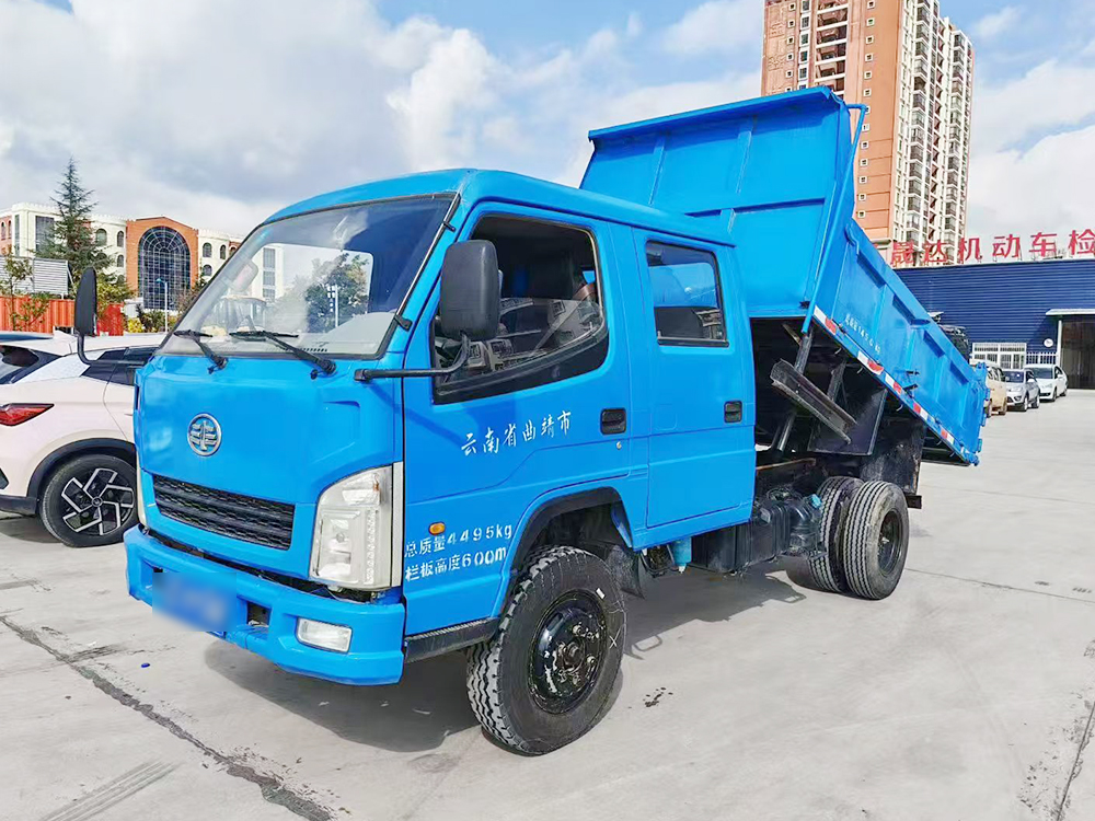 二手蓝牌自卸货车