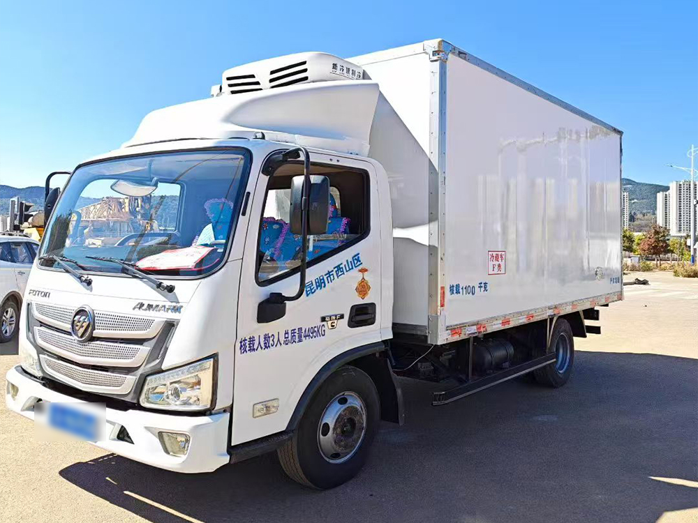 二手蓝牌厢式货车