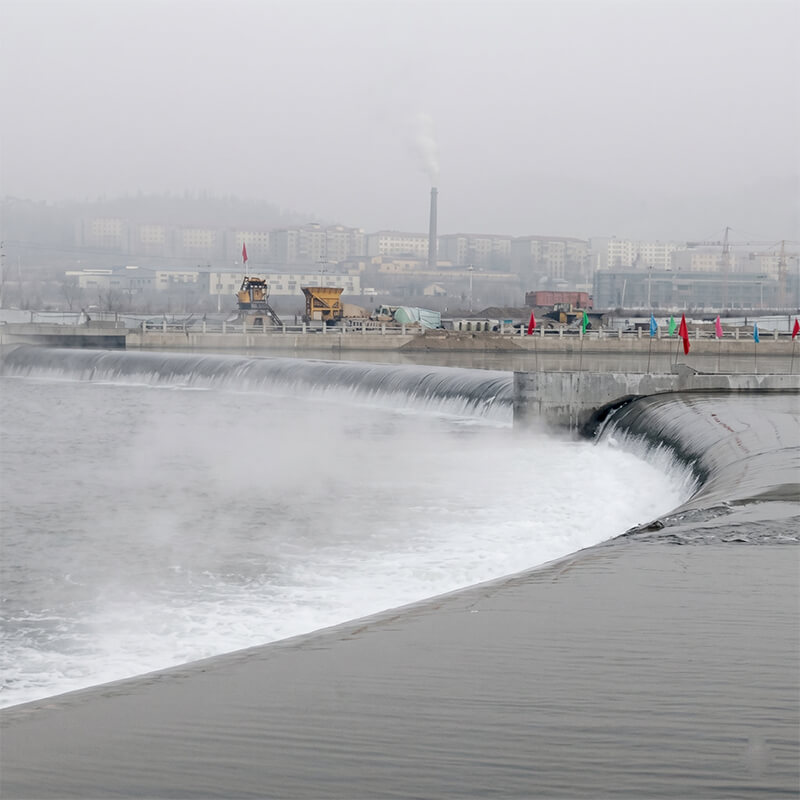 Curved Inflatable Rubber Dam