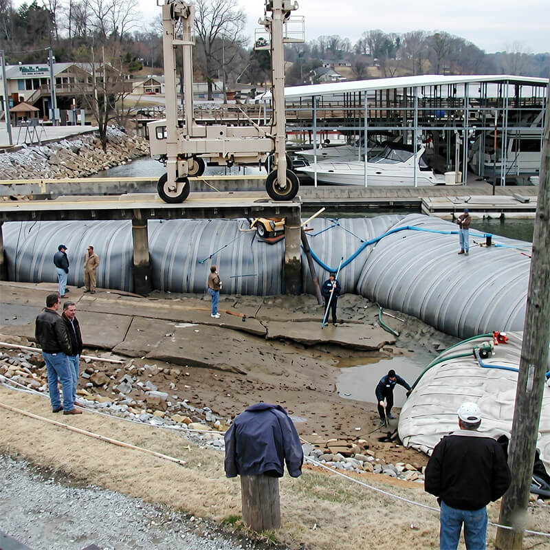 Movable Fluid-Filled Cofferdam