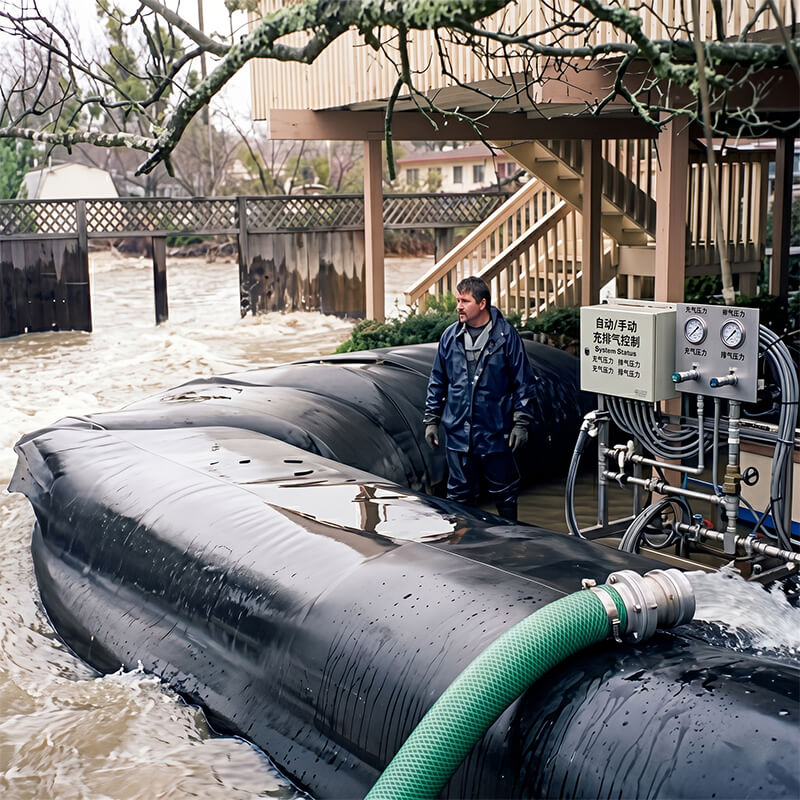 Movable Fluid-Filled Cofferdam