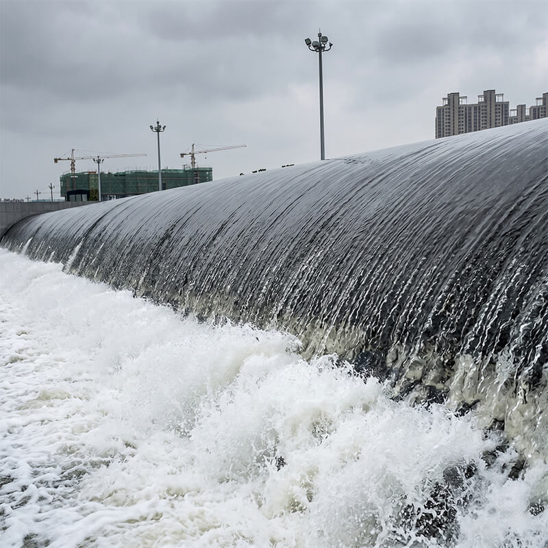 Pillow-type Inflatable Rubber Dam