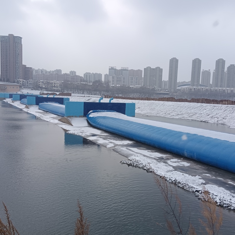 Pillow-type Inflatable Rubber Dam