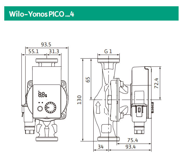 Wilo-Yonos PICO 循环泵