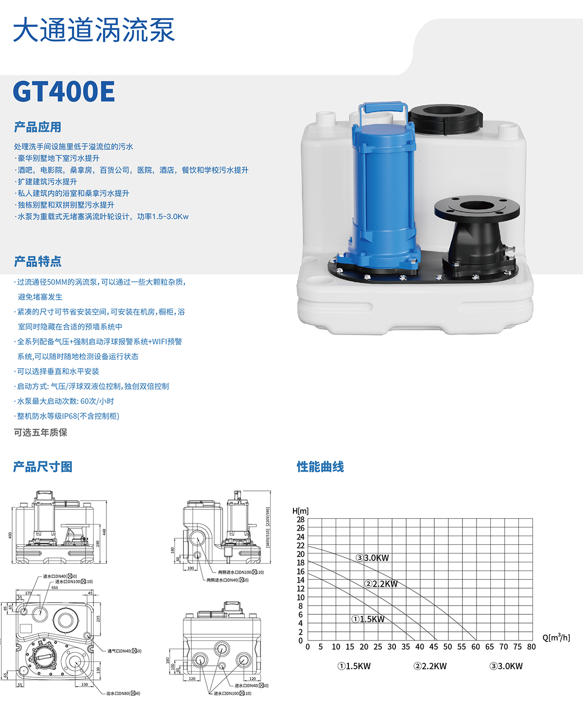 产品特点-GT400E