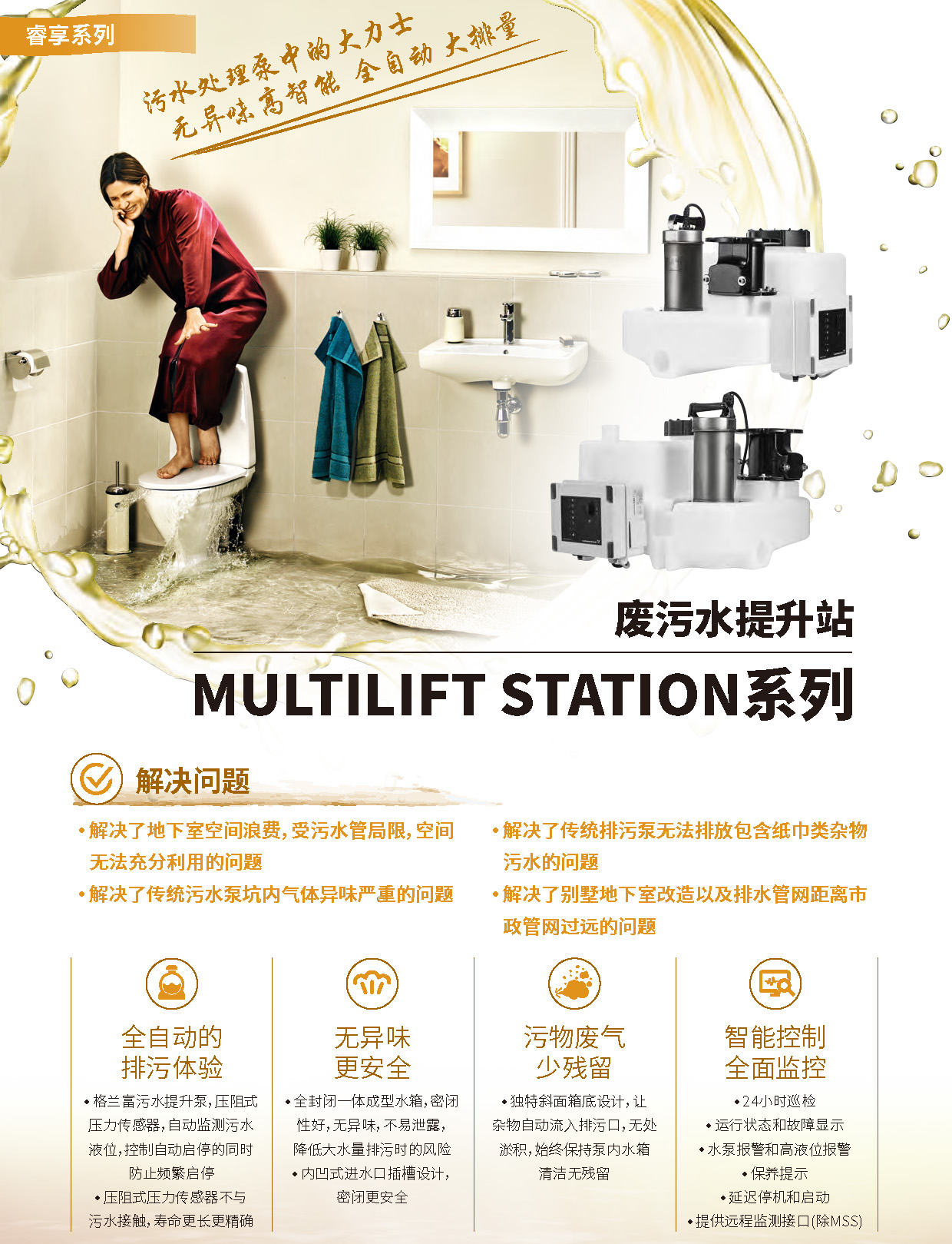 产品特点1-废污水提升站MULTILIFT STATION系列