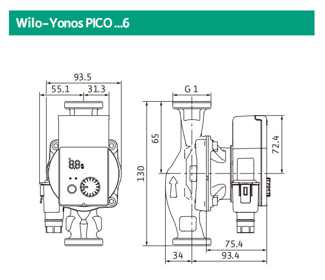 Wilo-Yonos PICO 循环泵