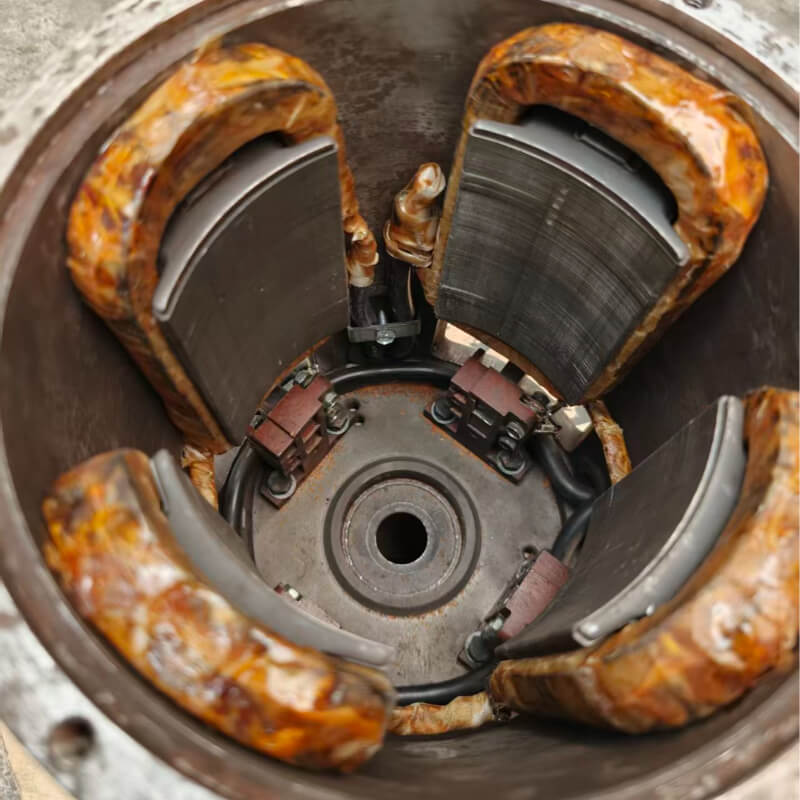 Inside the motor