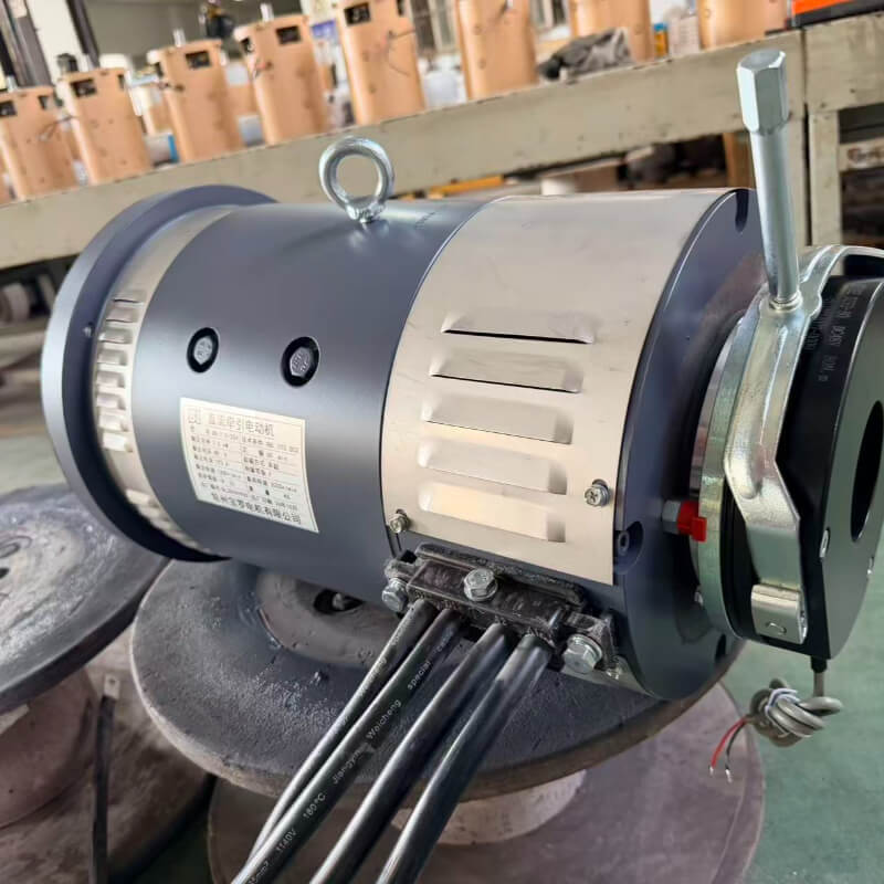 48V 7.5kW (10 HP) Series Wound DC Traction Motor XQ-7.5-2S4 for Electric Tow Tractors, Order Pickers, Material Handling
