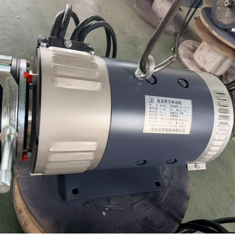 48V 5kW (6.7 HP) Series Wound DC Traction Motor XQ-5KS for Industrial Material Handling, Forklifts, Tow Tractors, AGVs