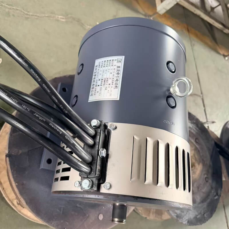 72V 10kW (13.4 HP) Series Wound DC Traction Motor XQ-10-1KS for Heavy Forklifts, Tow Tractors, Transfer Carts,