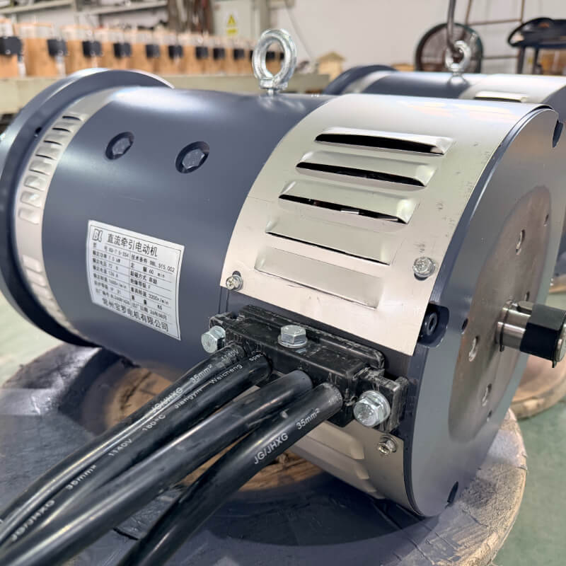 72V 7.5kW Series Wound DC Traction Motor XQ-7.5-3S4 (for Forklifts, Tow Tractors, Heavy AGV & Stackers)