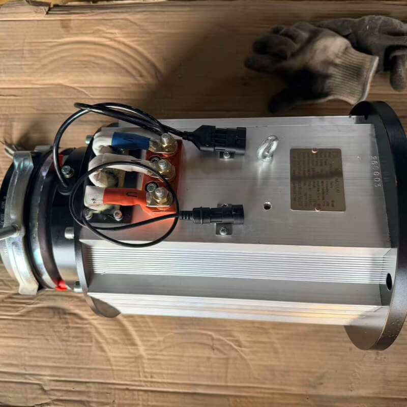 48V 7.5kW (10 HP) 3-Phase AC Induction Traction Motor XYQ-7.5PC01 for Electric Forklifts, Tow Tractors, AGVs