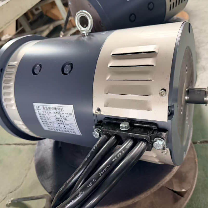 72V 8kW (10.7 HP) Series Wound DC Traction Motor XQ-8-3S4 for Electric Tuggers, AGVs, transfer cart