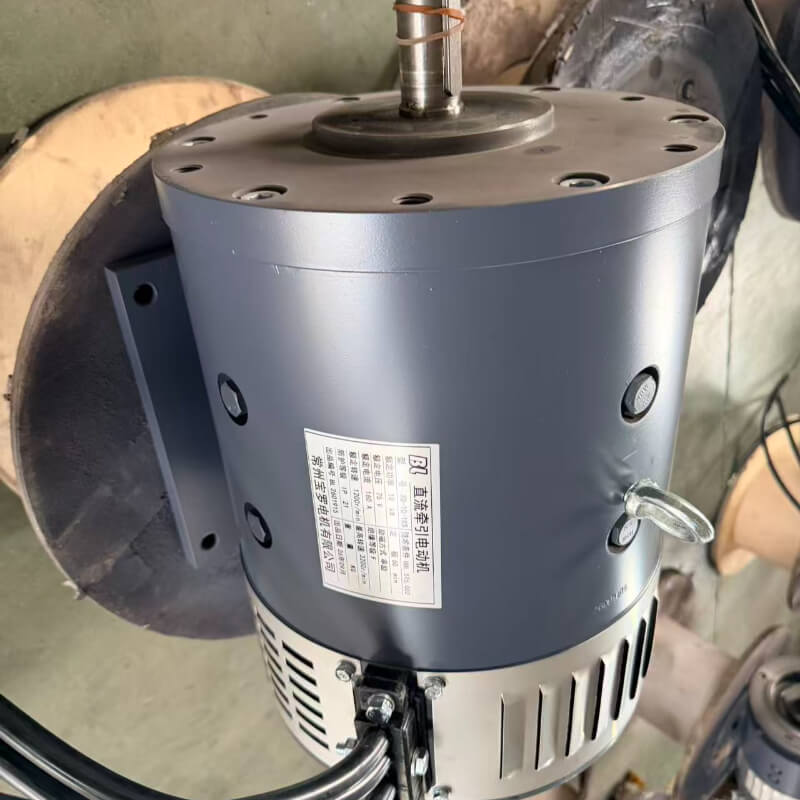 72V 10kW (13.4 HP) Series Wound DC Traction Motor XQ-10-1KS for Heavy Forklifts, Tow Tractors, Transfer Carts,
