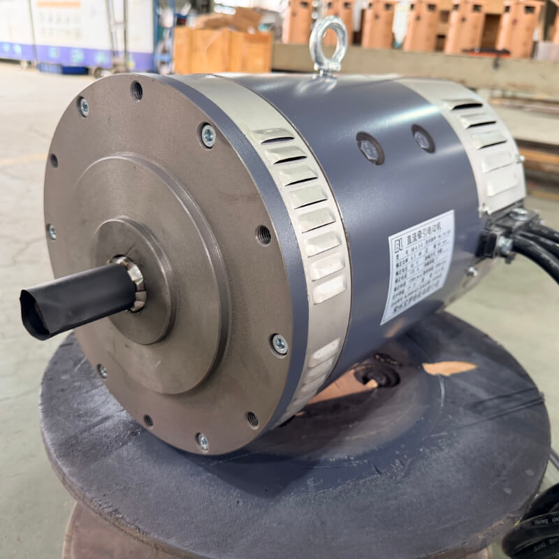 48V 6.3kW Series Wound DC Traction Motor XQ-6.3-2