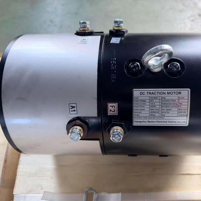 24V 3kW DC Series Wound Traction Motor XQ-3DAT