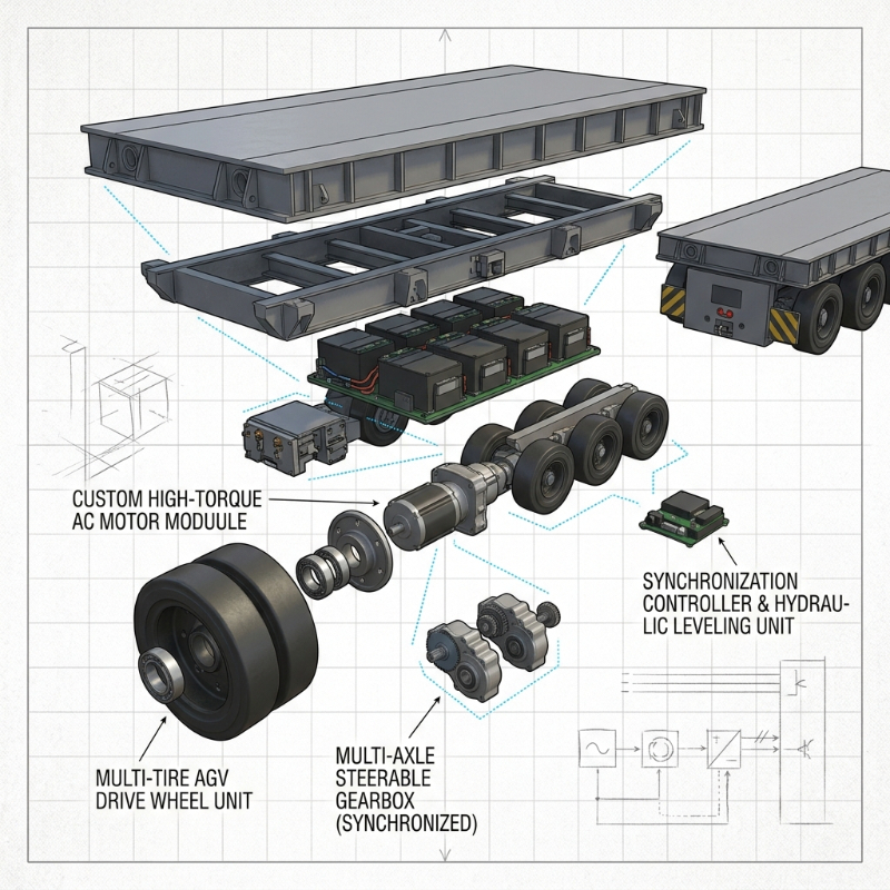 Omnidirectional AGV - Mecanum Whee