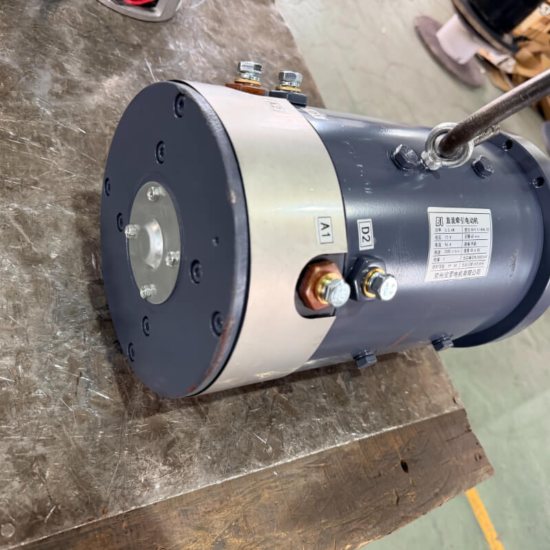 72V 5.5kW Series Wound DC Traction Motor XQ-5.5-24DAL