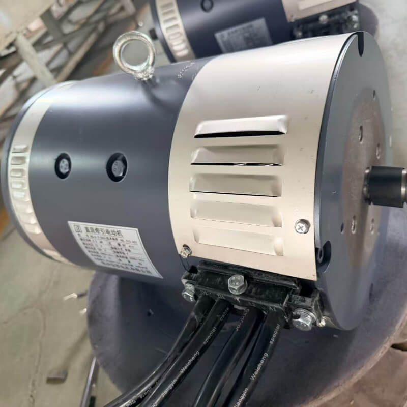 72V 6.3kW (8.4 HP) Series Wound DC Traction Motor XQ-6.3-3ES for Industrial Material Handling, Forklifts, Tow Tractors, AGVs