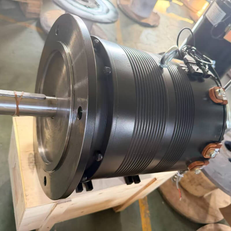 48V 10kW (13.4 HP) 3-Phase AC Induction Traction Motor XYQ-10PC01K for Heavy Forklifts, AGVs, Tow Tractors