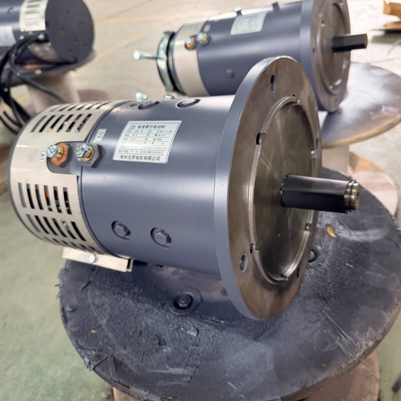 48V 2.2kW Series Wound DC Traction Motor XQ-2.2-2G1