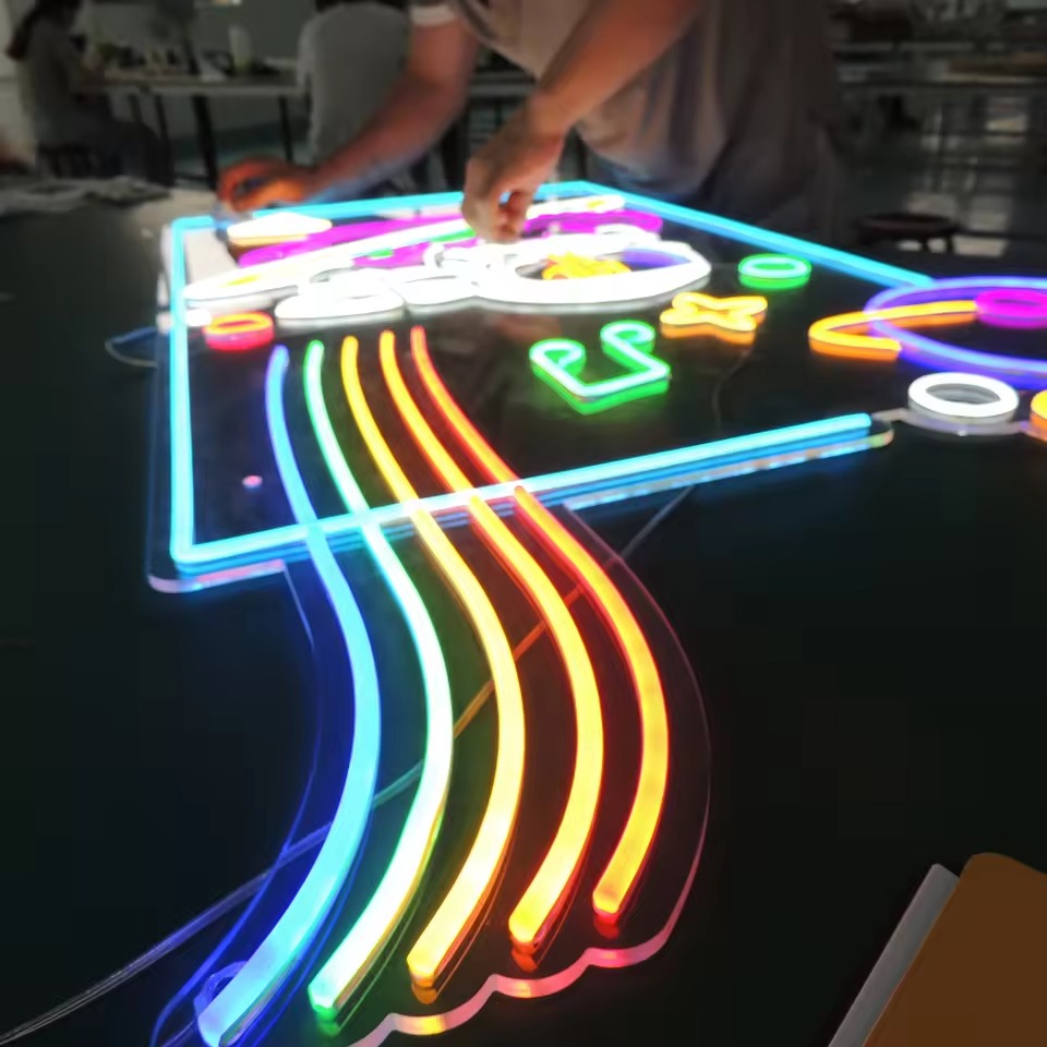 Custom LED Neon Sign for Wedding, Party & Business Logo | OEM Factory