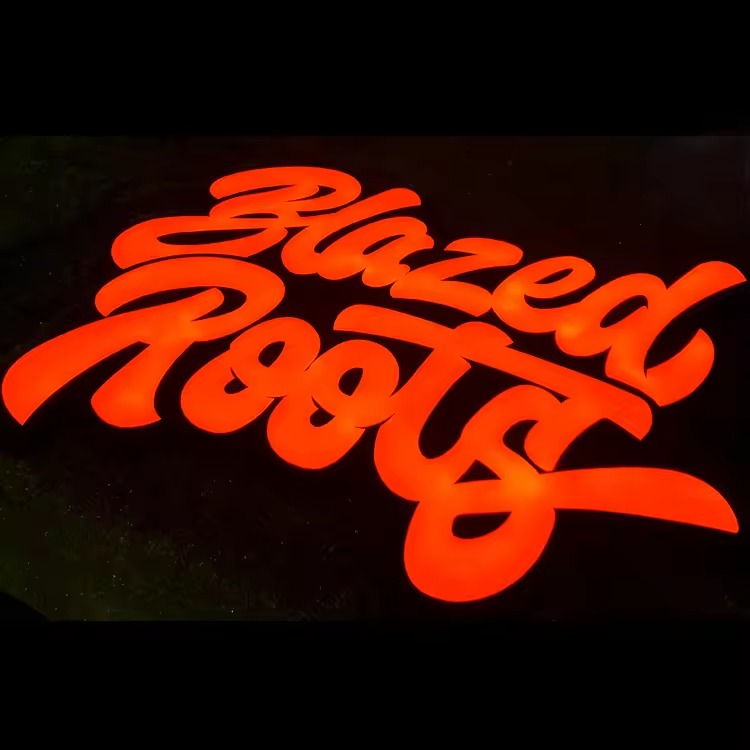 Custom 3D Acrylic LED Background Wall Logo | OEM Signage Factory